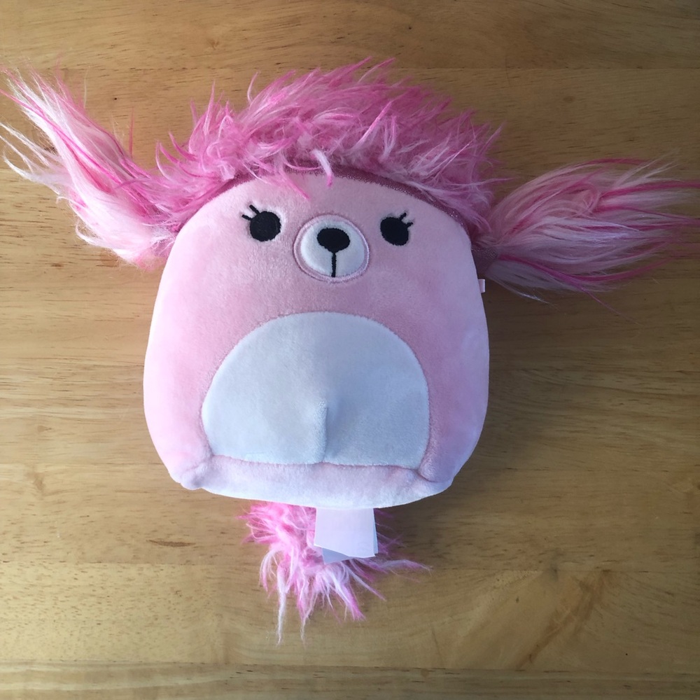 Squishmallows Chloe the Pink Poodle 6.5” Kellytoy Item SQK0961 Adorable Soft EUC